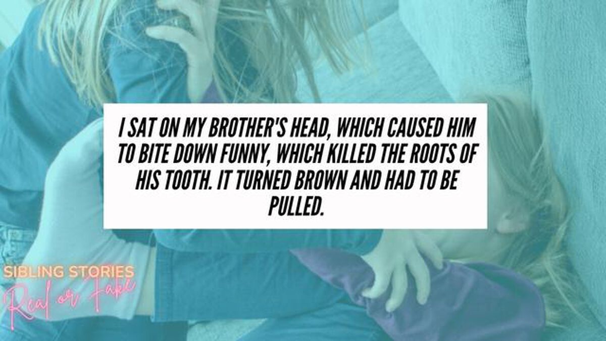 Sibling Stories Real or Fake image number null